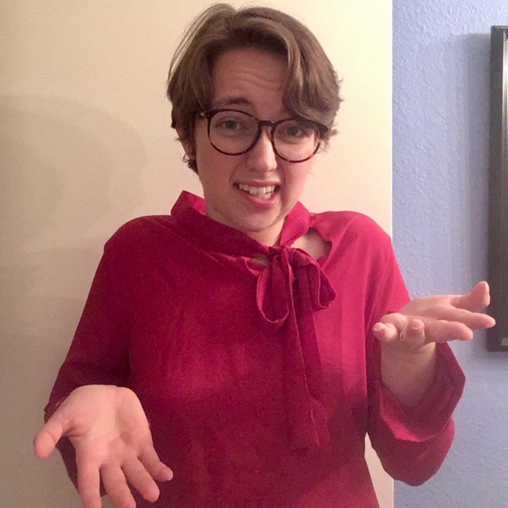 Ugly Red Novelty Blouse